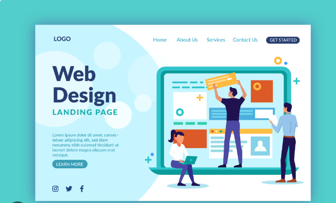 home page design