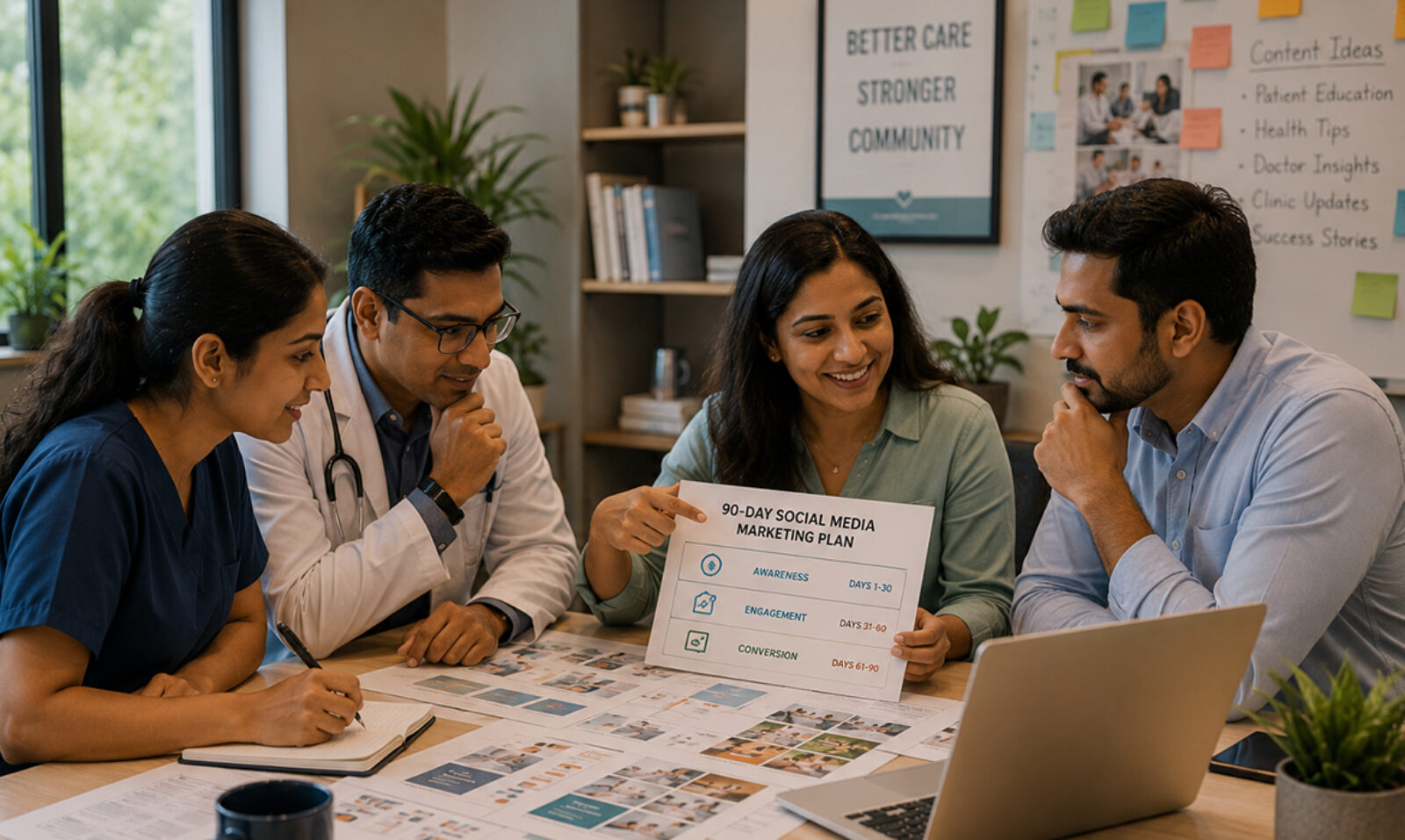 How to Build a Social Media Marketing Strategy for Your Hospital or Clinic in India: A 90-Day Playbook for 2026