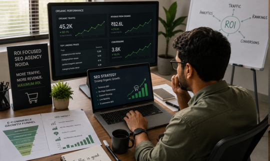 ROI Focused SEO Agency Noida for E-commerce Businesses